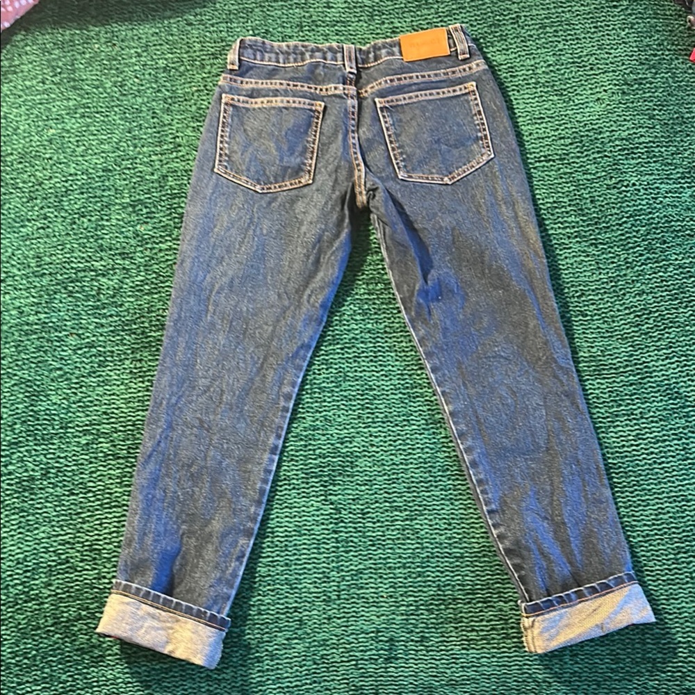 Gucci Blue Jeans with Red Heart Accent - Picture 8 of 16